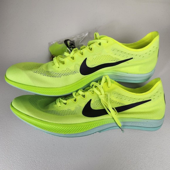 Nike ZoomX Dragonfly Volt Cave Purple Mint Track Spike DR9922 700 Mens Size 11.5 - Picture 1 of 9